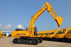 Nouvelle pelle sur chenilles Shantui de Chine, 34,5 tonnes, 241 kW, modèle SE335LC, capacité de la benne de 1,6 m³, moteur haute performance, pompe et boîte de vitesses à haut rendement - Product Image 2