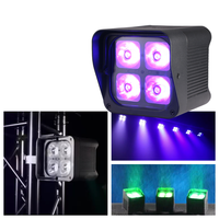 Haute Qualité Led Par Lumière Ip65 4X20w Étanche PAR Lumière Rgbwauv 6in1 Leds de Scène De Mariage Dj Uplight