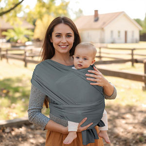 Ring Sling Air Mesh Design Portabebés ergonómico Transpirable y refrescante Todo en 1 Baby Hip Health Baby Wrap Carrier - Product Image 2