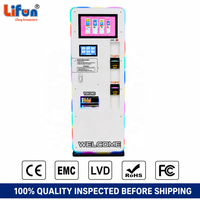Distributeur de pièces intelligent haute capacité LIFUN avec écran tactile LCD publicitaire, changeur de jetons automatique, machine de vente à double billet