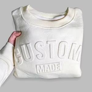 Camiseta de Hombre Lisa de 280g con Relieve, Camiseta Gráfica Oversize de Alta Calidad, Camiseta de Hombre con Estampado 3D Personalizado y Bordado - Product Image 4