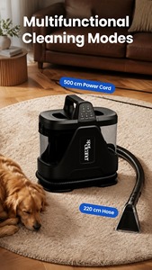 Extracteur <span class=keywords><strong>de</strong></span> <span class=keywords><strong>tapis</strong></span> à vapeur multi-modes 4-en-1, aspirateur 16000Pa à super aspiration, nettoyeur <span class=keywords><strong>de</strong></span> taches avec 8 accessoires polyvalents - Product Image 6