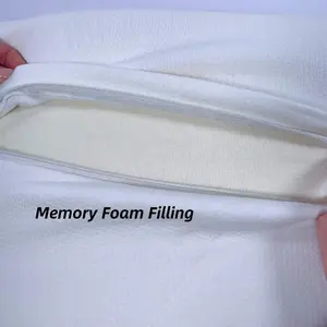 Travesseiro de espuma de memória travesseiro de dormir com pescoço cervical para quarto de trabalho com design ergonômico
