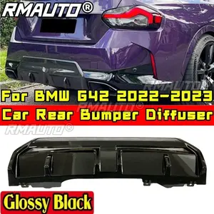 Accesorios para BMW G42 2022-2023, Difusor de Parachoques Trasero para BMW G42, Estilo Fibra de Carbono, Divisor de Estilo MP, Kit de Carrocería - Product Image 4