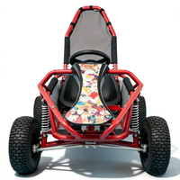 Go Kart Balap Remote Control yang Dapat Disesuaikan, Kecepatan Maksimum 25km/jam, Kapasitas Beban 85kg, Untuk Dewasa & Anak-Anak, Kendaraan Tunggangan di Taman Bermain Luar Ruangan