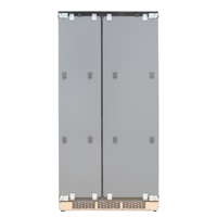 Réfrigérateur encastrable 36 pouces en acier inoxydable, sans givre, écoénergétique, 455 L, double porte, pour hôtel