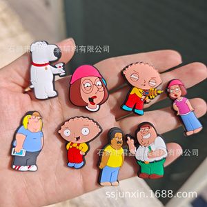 Nuevos dijes para zapatos de Family Guy, superventas, al por mayor, accesorios de decoración para zapatos de anime americano, dijes lindos de <span class=keywords><strong>manga</strong></span> para zuecos - Product Image 6