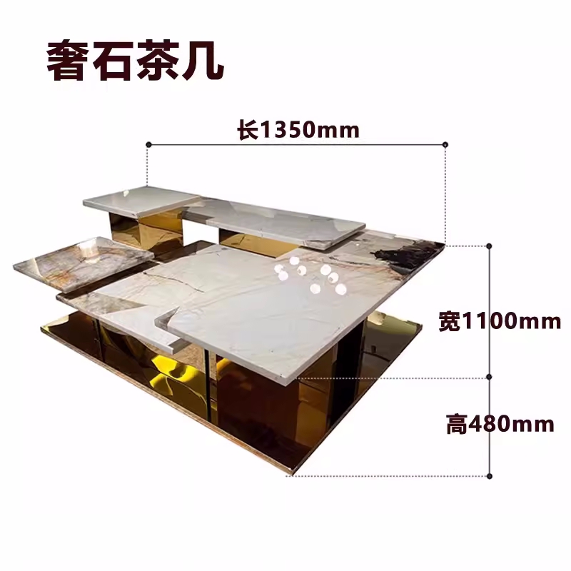 Table basse en marbre style 1