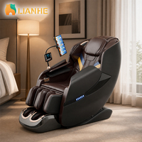 Fauteuil de massage intelligent à commande vocale IA, système de rail SL 4D, suspension sans poids, thérapie des tissus profonds, rouleaux chauffants