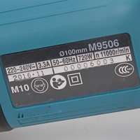 Meuleuse électrique MKT 100 mm (4 pouces) M9506B 720 W, machine à meuler portable, meuleuse d'angle électrique