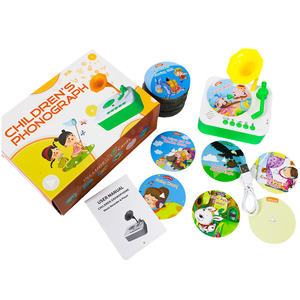 Kinderen Grammofoon Met Flash-Kaarten Kinderen Leren Speelgoed Cadeau Voor De Kinderen Fonograaf Oem/Odm Aangepaste Talen - Product Image 4