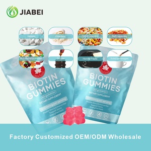 Complément alimentaire pour femmes, collagène, biotine, gommes pour adultes, gommes pour la santé pour renforcer les ongles et hydrater la peau, produits de beauté - Product Image 3