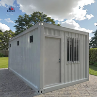 Fast-Assemble 20FT Flat Pack Container House Pas Cher Mobile Préfabriqué Modulaire Portable Salon en Acier