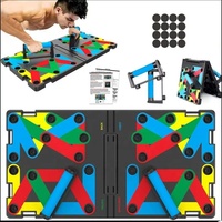 Offre Spéciale Personnalisé 20 En 1 Fitness Entraînement Pliable Multifonctionnel Gym Push-up Push Up Board Avec Bandes De Résistance