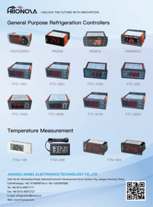 Système d'air frais Frionova à commande double chaud/froid avec commutation automatique, pièces de réfrigération, thermostat numérique CVC - Product Image 4