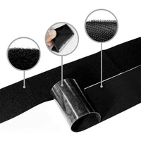 Adhésif double face écologique haute résistance pour bande auto-agrippante en nylon, fixation sans perçage pour plaque d'immatriculation de voiture
