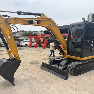 Mini-excavatrice d'occasion d'origine japonaise Cat 305.5E2, pelle sur chenilles Caterpillar de 5,5 tonnes avec pince à griffes, bon état, vente flash - Product Image 1