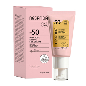 <span class=keywords><strong>Crema</strong></span> de Seda Reafirmante Rosa <span class=keywords><strong>con</strong></span> FPS 50+, Loción Vegana <span class=keywords><strong>con</strong></span> Pro-Xylane y Colágeno de Rosa para Hombres y Mujeres, Todo Tipo de Piel, OEM/ODM - Product Image 1