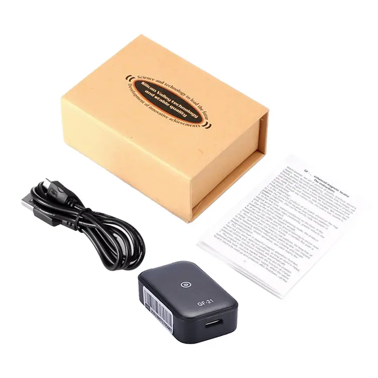 High Performance Real Time Vehicle GPRS Tracking Device SOS System GF-21 Portable Mini Pet GPS Tracker