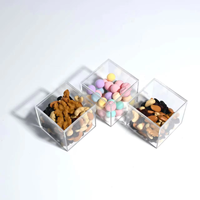 Boîte en acrylique transparente, boîte de présentation en plexiglas personnalisée avec couvercle/boîte de présentation de bonbons coulissante