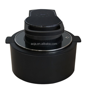 AOJA-Friteuse à Air Friteuse, Appareil de Cuisine à Domicile, Four Rond de 5 Litres, 3 kg, Contrôle Intelligent, Rétro, Mode - Product Image 1
