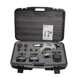 SUCA SC-12A充電式バッテリー駆動パンチャーマシンコードレスホールパンチャー油圧ノックアウトセット - Product Image 6