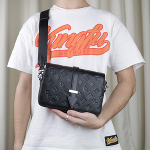 Sac Messager Vintage 2026 en Cuir PU Souple avec Logo Personnalisé et Broderie pour Hommes – Idéal pour le Travail - Product Image 6