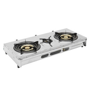 Réchaud à <span class=keywords><strong>gaz</strong></span> portable 3 brûleurs en acier inoxydable, durable, pour camping-car et usage extérieur domestique (GPL) - Product Image 4