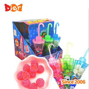 Şeker toptan özel özel etiket meyve lezzet şemsiye çocuklar için şeker oyuncaklar sandviç meyve 3d sakızlı şeker ODM - Product Image 6