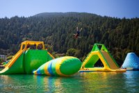 Parc aquatique gonflable commercial extérieur de grande taille, vente en gros d'usine, équipement de jeu aquatique gonflable personnalisé