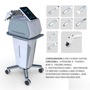 Appareil de beauté multifonctionnel de haute qualité pour le visage, brosse de nettoyage des pores par dermabrasion, nettoyage en profondeur, analyse de la peau pour les yeux et le visage - Product Image 2