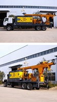 Foreuse mobile montée sur camion pour puits d'eau, performance stable, équipement de forage pour entrepreneurs en puits d'eau