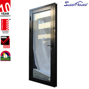 Portes de Patio professionnelles en Aluminium Double verouillé, noir et blanc, garantie 10 ans, isme AS2047/NOA - Product Image 5