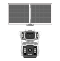 Factory Supply Dual Lens 4G LTE AOV Outdoor Security Camera 4MP IP66 Two-Way Audio Human Tracking Detection Color Night Vision