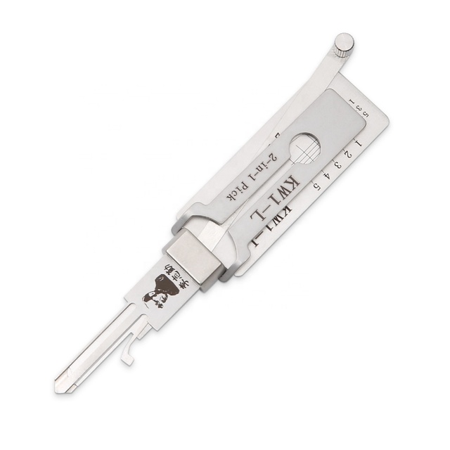 Wholesale Genuine LISHI 2IN1KW1-L 5 Pin Kwikset- Keyway Tool Lock Pick Decoder Tool Locksmith Supplies