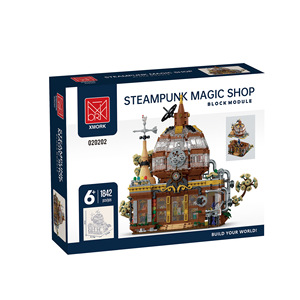 Xmork Steampunk Magic Shop, Bloques de Construcción de Plástico, 40 Piezas, Edificios Históricos, Juego de Construcción para Edades de 8 a 13 Años, Ensamblaje Creativo - Product Image 2