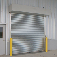 Porte à enroulement en alliage d'aluminium de haute qualité, antivol, avec système de ventilation et mécanisme de défilement, pour atelier et usage commercial