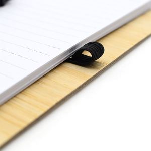 High Quality Environmental Friendly School Office Stationery 100% Natural Bamboo Pen and Notebook Set - Product Image 5