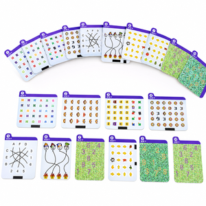 Individuell Bedrucktes 80-Karten PVC-Lernkarten-Set aus Kunststoff für Kinder, Schultests, Spiele und Familienaktivitäten in Umweltfreundlicher Box-Verpackung - Product Image 6