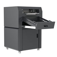Máquina de Corte y Troquelado de Etiquetas A3MAX5-PRO de Doble Cabezal con Alimentación Automática por Succión de Aire, Máquina de Corte y Hendido con Rueda Rotatoria