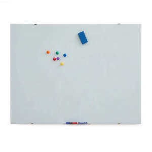 Tableau blanc magnétique en verre sans cadre Gaoleshi 4 mm, type tableau blanc, effaçable à sec, mural, moderne, pour bureau, personnalisé, TUV - Product Image 1