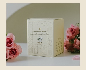 Velas Aromáticas de Lujo con Forma Floral para el Día de la Madre, Velas de Cera de Soya en Frascos de Vidrio para Regalos y Aromatización del Hogar - Product Image 6