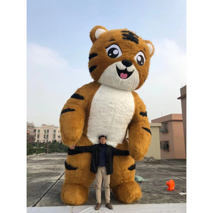 <span class=keywords><strong>Costume</strong></span> <span class=keywords><strong>de</strong></span> peluche gonflable en fourrure <span class=keywords><strong>de</strong></span> tigre mignon, <span class=keywords><strong>costume</strong></span> <span class=keywords><strong>de</strong></span> Promotion d'halloween Cosplay, <span class=keywords><strong>costume</strong></span> gonflable d'animal, taille libre - Product Image 1