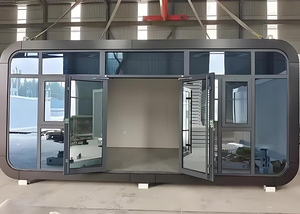 Apple cabin KHÁCH SẠN CĂN HỘ 1 phòng ngủ 1 nhà bếp 1 PHÒNG TẮM 1 phòng khách 1 sân Thượng Hiện Đại sửa đổi thép container nhà - Product Image 4