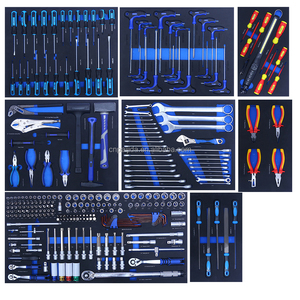 Set di Attrezzi per <span class=keywords><strong>Montaggio</strong></span> <span class=keywords><strong>Mobili</strong></span> in Schiuma EVA, Kit Multiuso con Cacciavite, Chiave Inglese, Livella, Martello, Set Combinato di 287 Utensili - Product Image 6