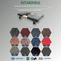 Chariot de transport d'appareils électroménagers avec plateforme en contreplaqué robuste pour réfrigérateur, lave-linge, sèche-linge, déménagement à domicile
