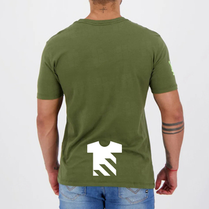 Bulk Custom High Quality Men'S Screen Print Outdoor Moisture Wicking <b>T</b> <b>Shirt</b> Regular Quick Drying Cotton <b>Polyester</b> <b>T</b>-<b>Shirt</b> - Product Image 4