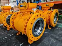 Válvula de Bola de Acero Inoxidable Dúplex 2205, Válvula de Bola de Trunnion Super Dúplex 2507 API 6D para Uso en Alta Mar