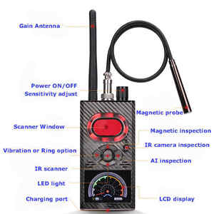 New K99 RF không dây <span class=keywords><strong>GSM</strong></span> âm thanh tín hiệu GPS Tracker Hidden Camera Detector Bug Finder nghe trộm hệ thống báo động - Product Image 2