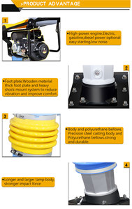 Nhà Máy bán hàng trực tiếp xăng nhảy Jack Máy đầm rung đất rammer tamping Trái Đất Đầm rammer máy - Product Image 5